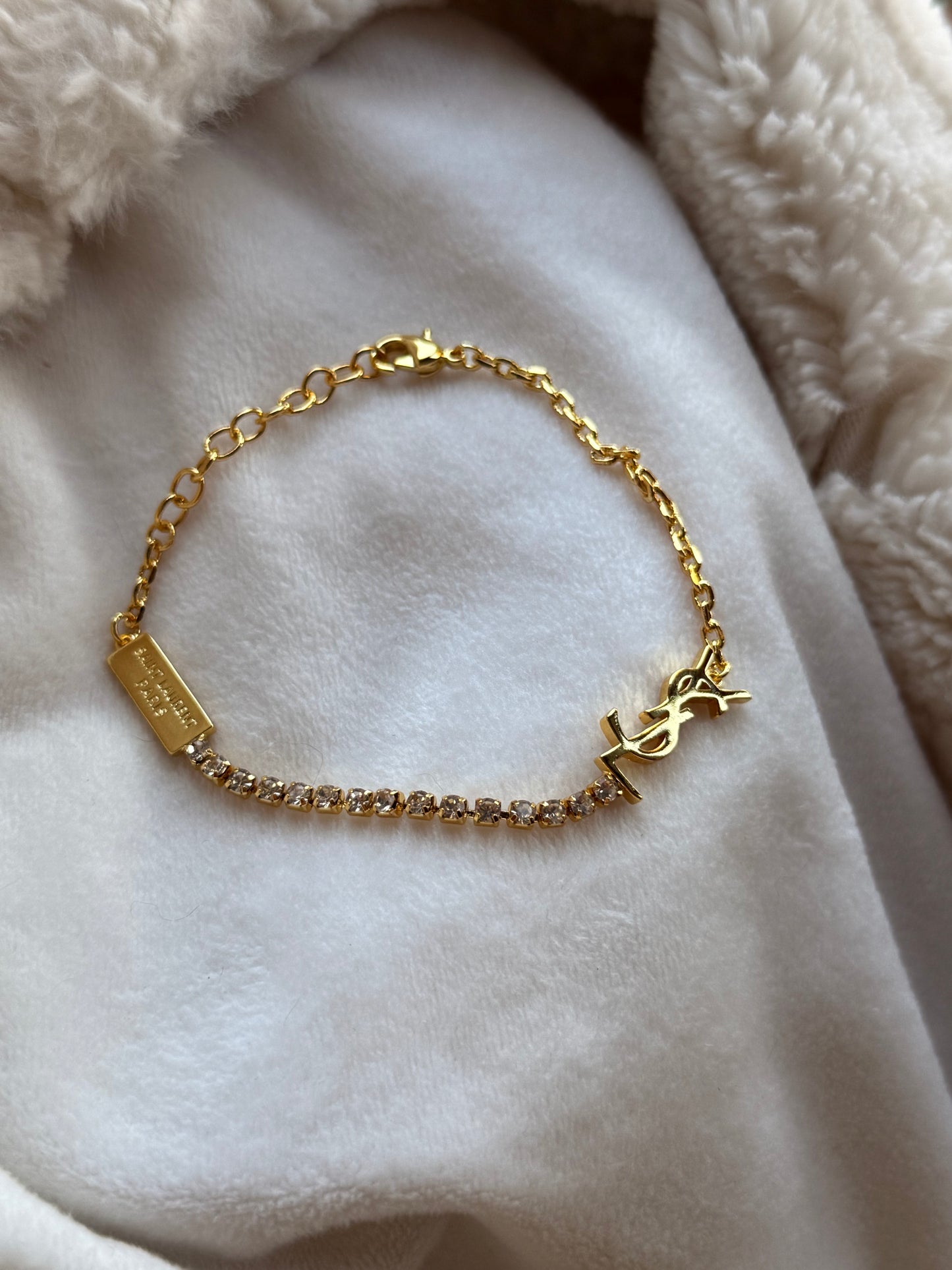 Evie Diamanté Chain bracelet