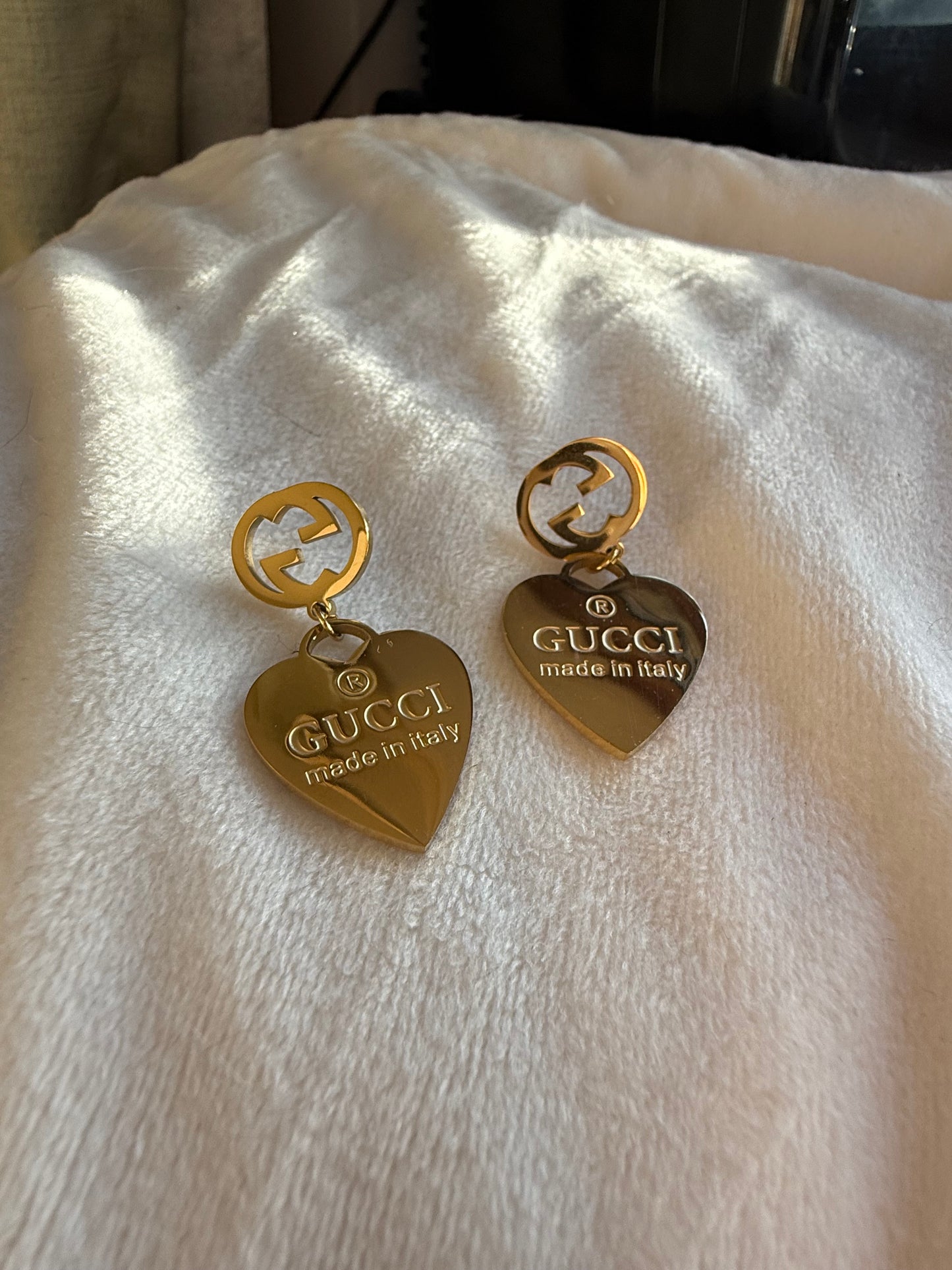 Georgina Heart Studs