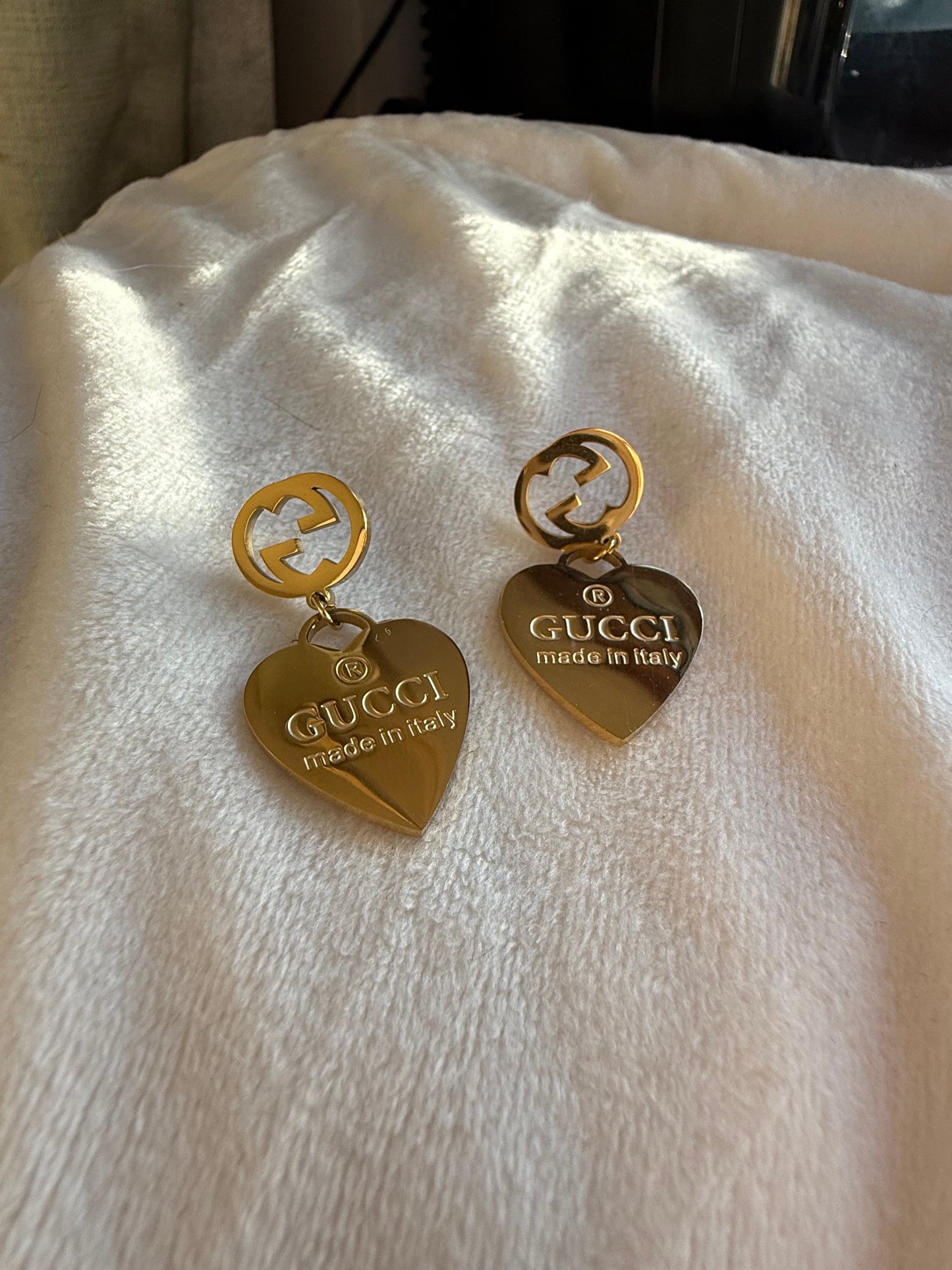 Georgina Heart Studs
