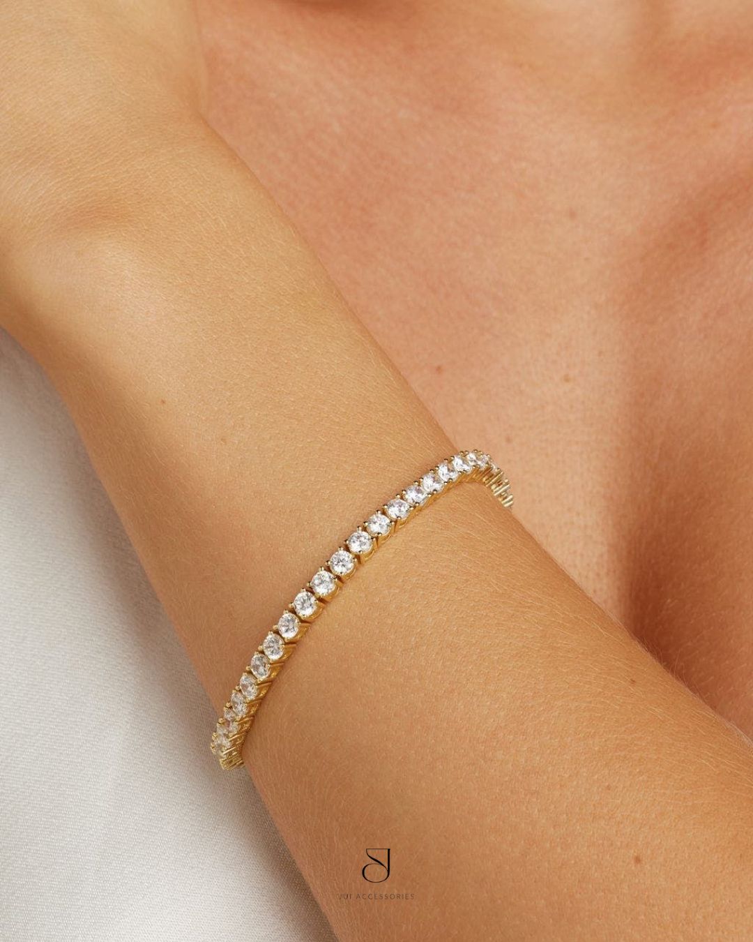 Dina Tennis Bracelet