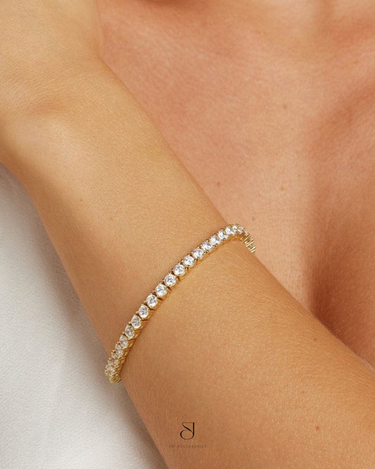 Dina Tennis Bracelet