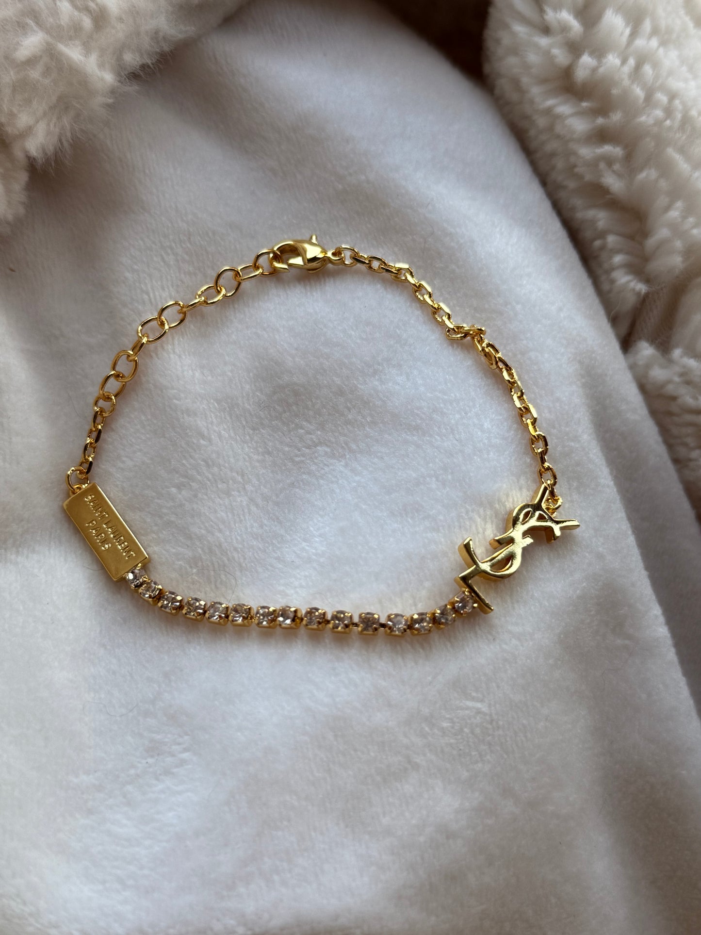 Evie Diamanté Chain bracelet
