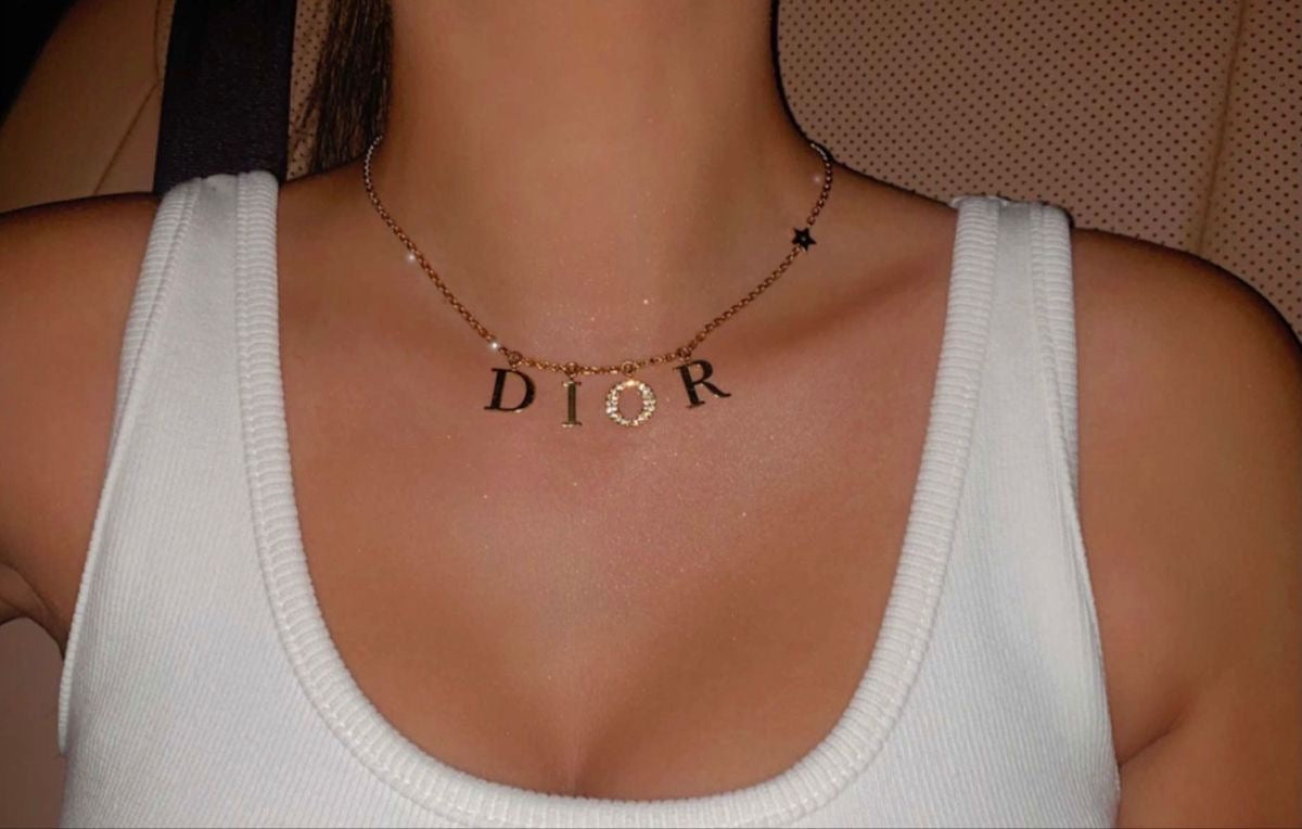 Dia Stari Lettered Necklace